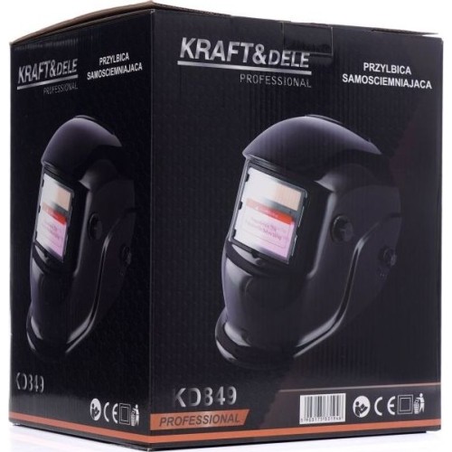 Welder helmet, self-darkening
