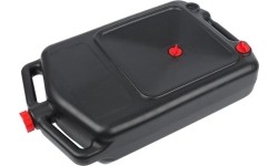 Skysčių surinkimo bakas 15l su kamščiais