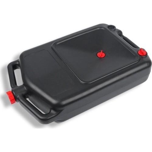 Skysčių surinkimo bakas 15l su kamščiais