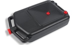 Skysčių surinkimo bakas 15l su kamščiais