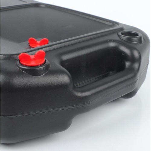 Skysčių surinkimo bakas 15l su kamščiais