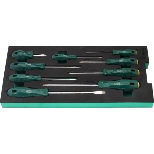 Tray. Screwdriver set 9pcs (pl./PH)