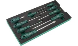 Tray. Screwdriver set 9pcs (pl./PH)