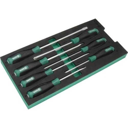 Tray. Screwdriver set 7pcs (pl./PH)
