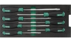 Tray. Screwdriver set 7pcs (pl./PH)