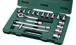 1/2" Dr. Socket 12pt. set 18pcs.