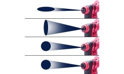 Akumuliatorinis pulverizatorius Ø1.8mm, Ø2.6mm 20V LI-ION