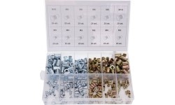 Aluminium and steel nut rivets M3-M10, 300pcs KD10486