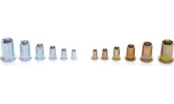 Aluminium and steel nut rivets M3-M10, 300pcs KD10486