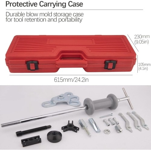 Atbulinis plaktukas su priedais 9vnt.