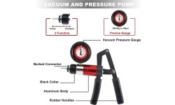 Vakuumo/slėgio matuoklis stabdžių skysčiui