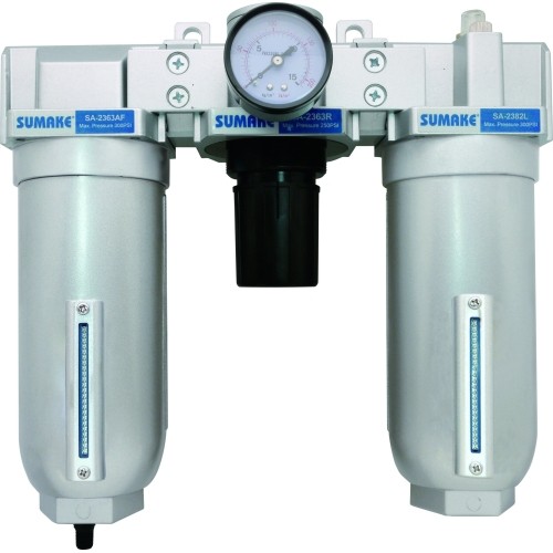 Oro srauto reguliatorius 1" su filtru ir tepaline