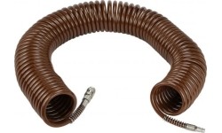 Žarna spiralinė su vožtuvais Ø8x12mm 20m