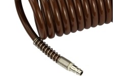 Žarna spiralinė su vožtuvais Ø8x12mm 20m