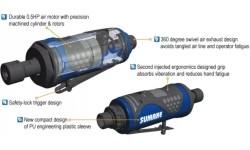Air die grinder with spindle lock 1/4'' (6mm)