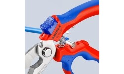 Žirklės lenktos elektrikams KNIPEX