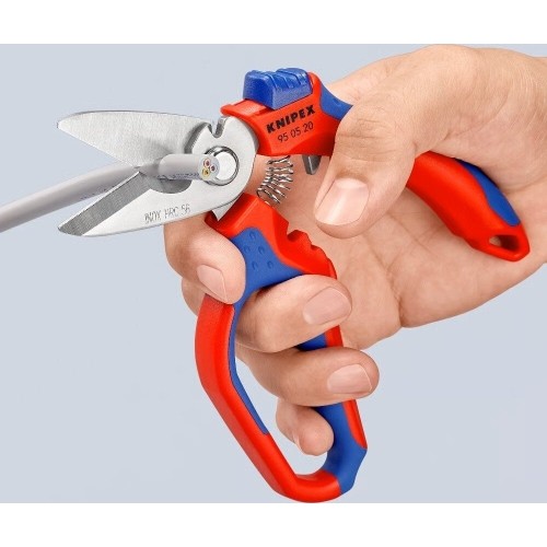 Žirklės lenktos elektrikams KNIPEX