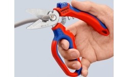 Žirklės lenktos elektrikams KNIPEX