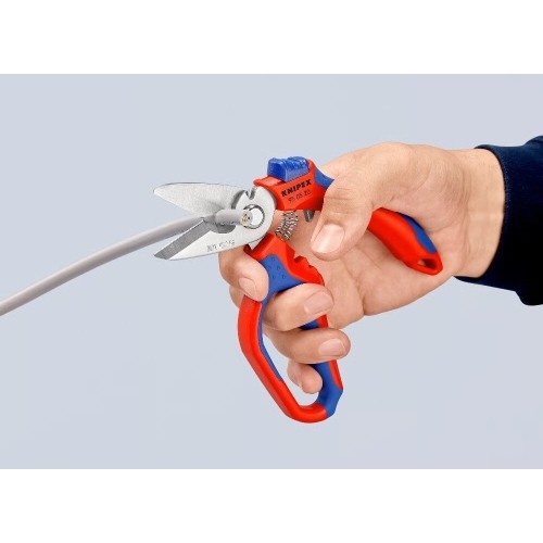 Žirklės lenktos elektrikams KNIPEX