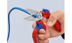 Žirklės lenktos elektrikams KNIPEX