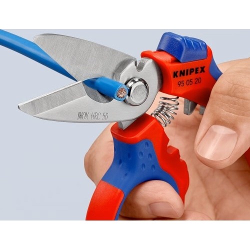 Žirklės lenktos elektrikams KNIPEX