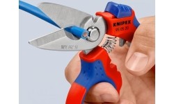Žirklės lenktos elektrikams KNIPEX