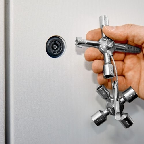 Control cabinet key TwinKey KNIPEX