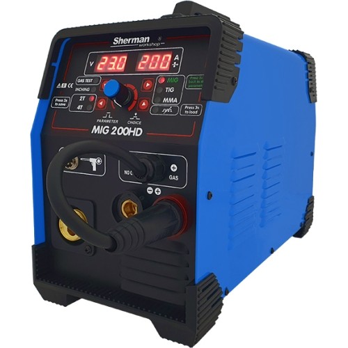 Sherman MIG 200HD synchronous inverter welder