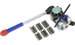 Turret type brake flaring tool kit