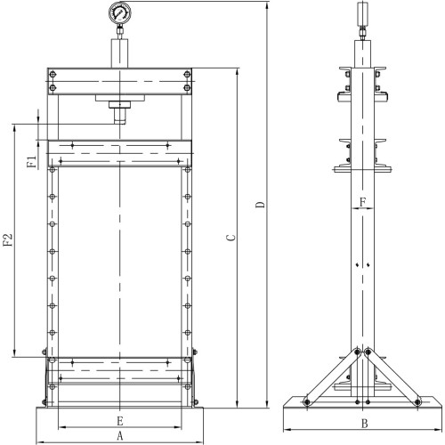Pneumatinis presas Bernardo PWK 20 F