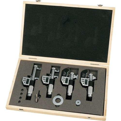 4 pcs. digital inside micrometer set