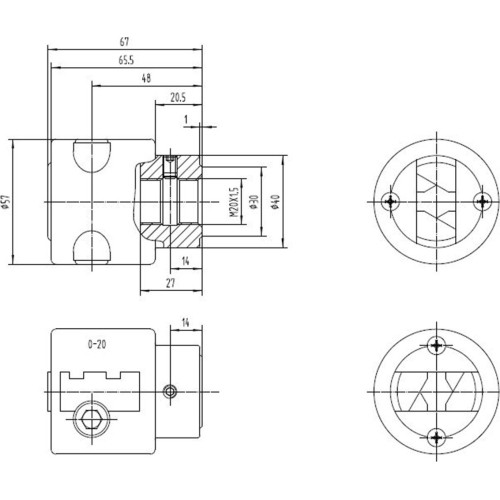 Westcott drill chuck for LBM 220 / LBM 350 T