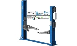 Two post floor type lift with electromagnetic release 5t