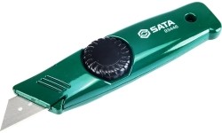 Trapecinis peilis cinkuoto metalo su keičiama geležte 19mm ir 5 peiliukais