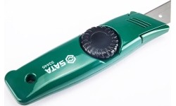 Trapecinis peilis cinkuoto metalo su keičiama geležte 19mm ir 5 peiliukais