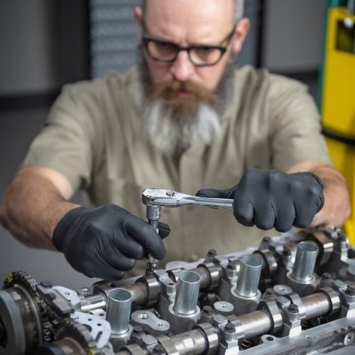 Dr. Quick-release ratchet (oval head, metal handle) set 3pcs, 60 teeth 120XP