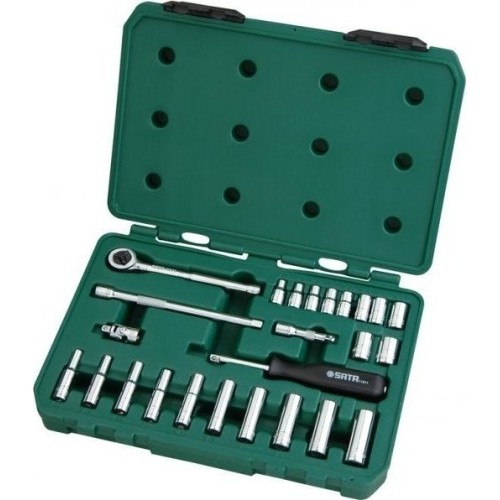 1/4" Dr. Socket set 25pcs (5/32'-1/2') (S.A.E.)