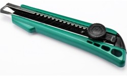 Peilis plastikine rankena su keičiama geležte 18mm