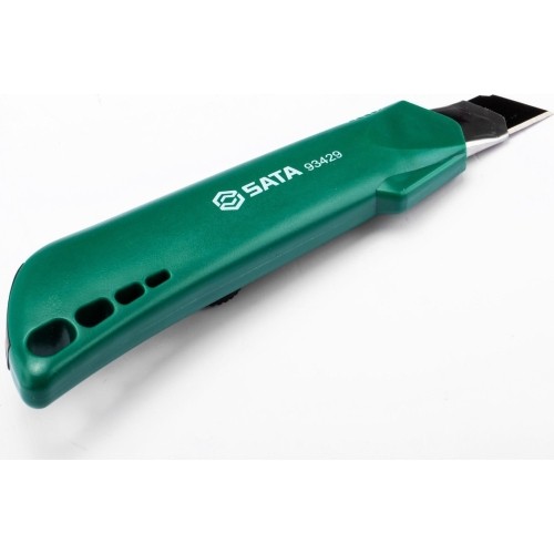 Peilis plastikine rankena su keičiama geležte 18mm