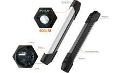 Šviestuvas darbui  COB (įkraunamas)