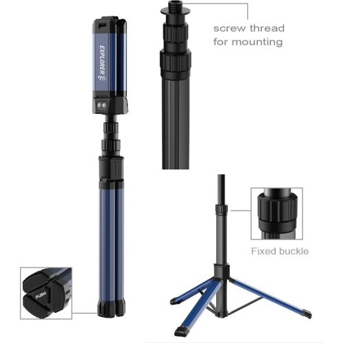 Šviestuvas COB (18W) su trikoju (įkraunamas)
