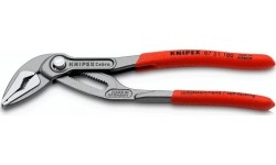 Santechninės replės prailgintos KNIPEX SLIM Cobra su fiksavimu 180mm