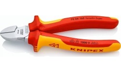 Šoninio kirpimo replės elektrikui 160mm (1000V) KNIPEX