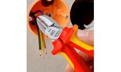 Šoninio kirpimo replės elektrikui 160mm (1000V) KNIPEX