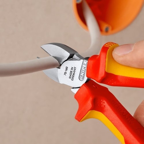 Šoninio kirpimo replės elektrikui 160mm (1000V) KNIPEX