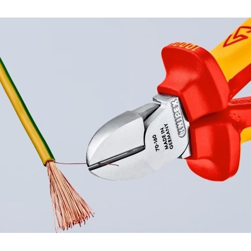 Šoninio kirpimo replės elektrikui 160mm (1000V) KNIPEX