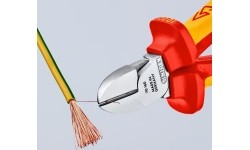 Šoninio kirpimo replės elektrikui 160mm (1000V) KNIPEX