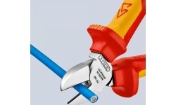 Šoninio kirpimo replės elektrikui 160mm (1000V) KNIPEX
