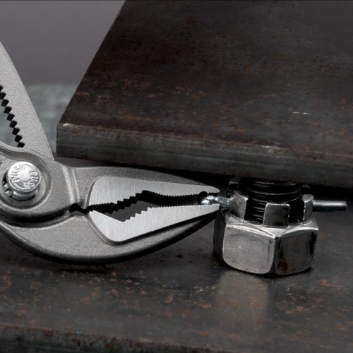 Santechninės replės prailgintos KNIPEX SLIM Cobra su fiksavimu 180mm