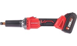 Akumuliatorinis mini tiesinis šlifuoklis 6mm 20V LI-ION